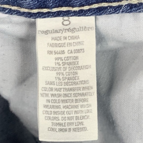 Vintage American Eagle Artist Jeans Womens 8 Low Rise Bootcut Distressed - Picture 7 of 16